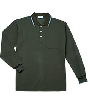 長袖ポロシャツ（男女兼用）介護 【PK329】｜介護ユニフォーム・制服